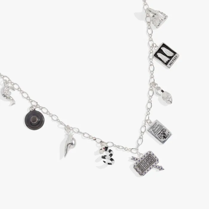Beetlejuice Souvenir Charm Necklace Silver Women Alex And Ani Halloween Beetlejuice Souvenir Charm Necklace Silver Women Alex And Ani Halloween