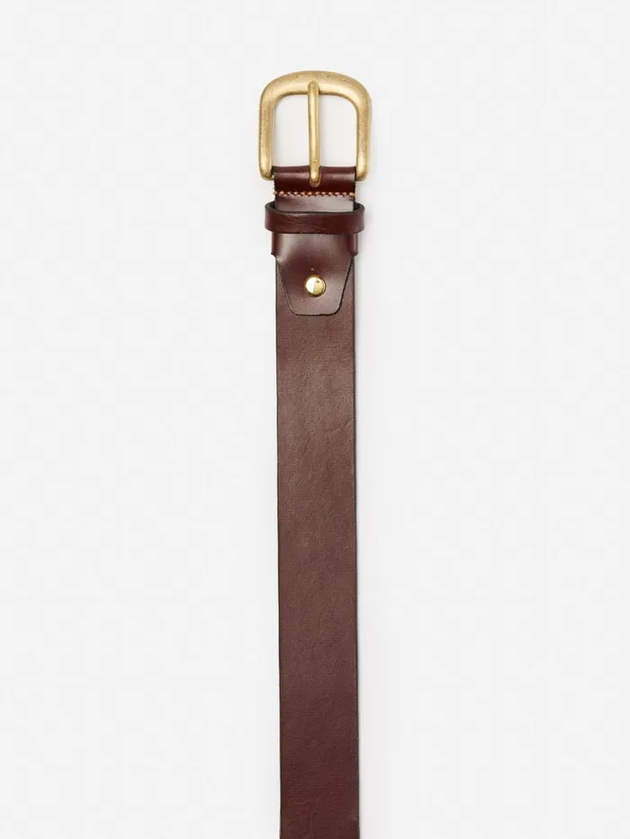 Belts Men JMcLaughlin Tuscan Full Grain Leather Belt Brown
