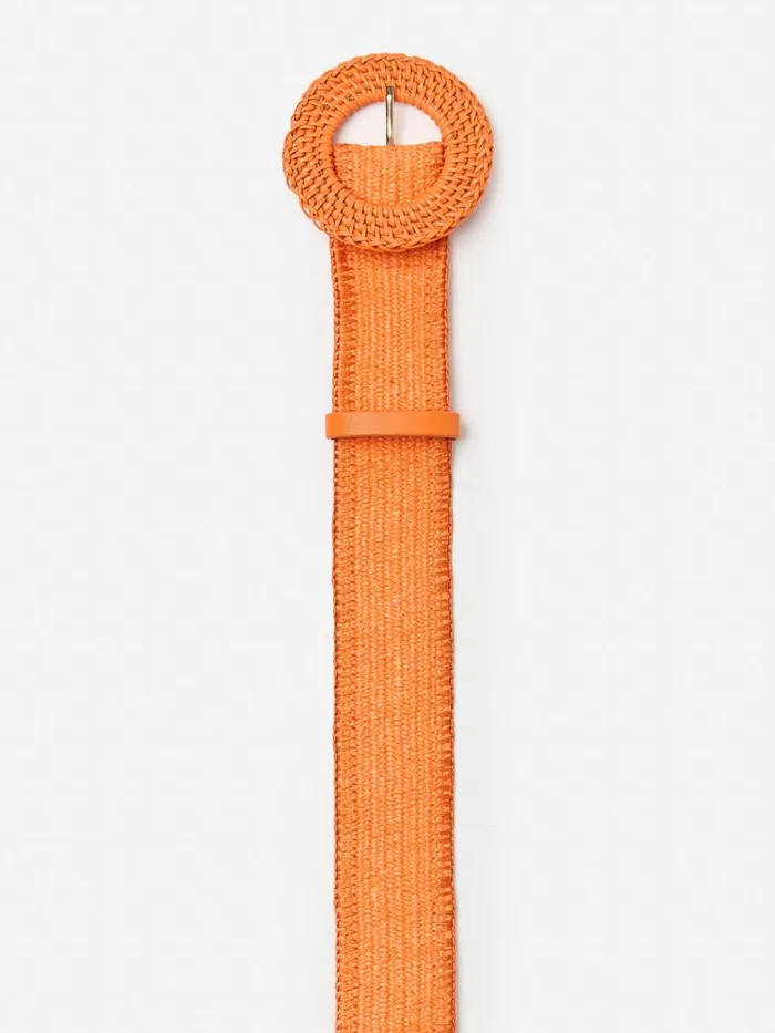 Belts Women JMcLaughlin Popie Grasscloth Belt Orange Belts Women JMcLaughlin Popie Grasscloth Belt Orange