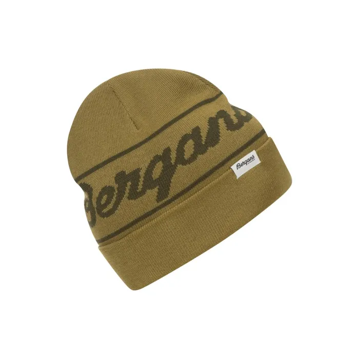 Bergans Of Norway Beanies And Caps Bergans Logo Beanie Olive Green 8211 Men
