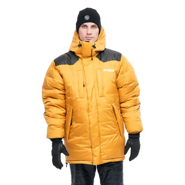 Bergans Of Norway Coats And Parkas Expedition Down Unisex Parka Arctic Ocean Yellow Black 8211 Men