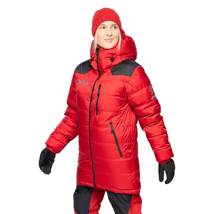 Bergans Of Norway Down Jackets Expedition Down Light Parka Red Black 8211 Men