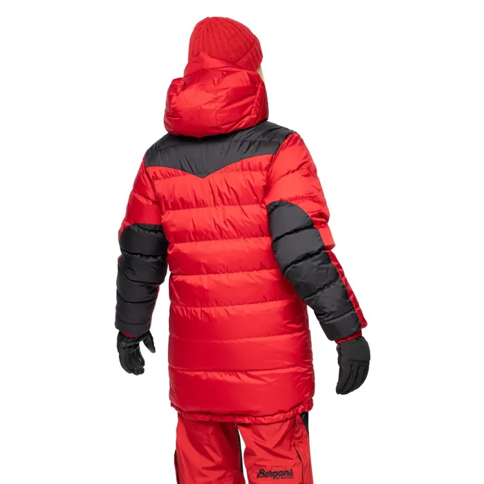 Bergans Of Norway Down Jackets Expedition Down Light Parka Red Black 8211 Men