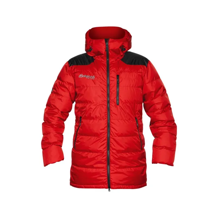 Bergans Of Norway Down Jackets Expedition Down Light Parka Red Black 8211 Men