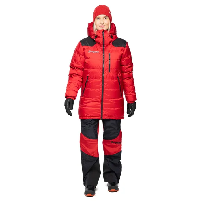 Bergans Of Norway Down Jackets Expedition Down Light Parka Red Black 8211 Men