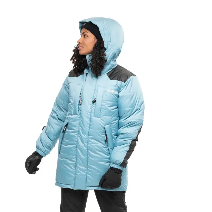 Bergans Of Norway Down Jackets Expedition Down Unisex Parka Arctic Ocean Blue Black 8211 Women