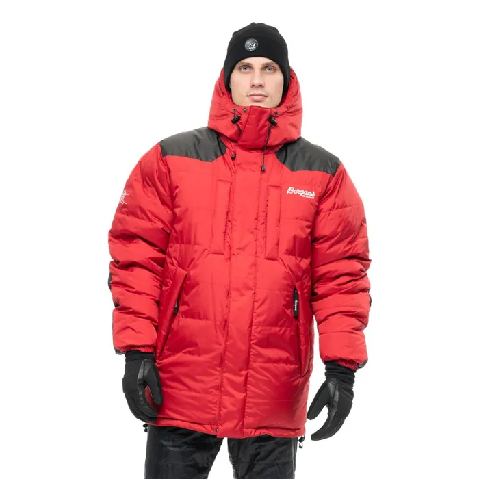 Bergans Of Norway Down Jackets Expedition Down Unisex Parka Red Black 8211 Women