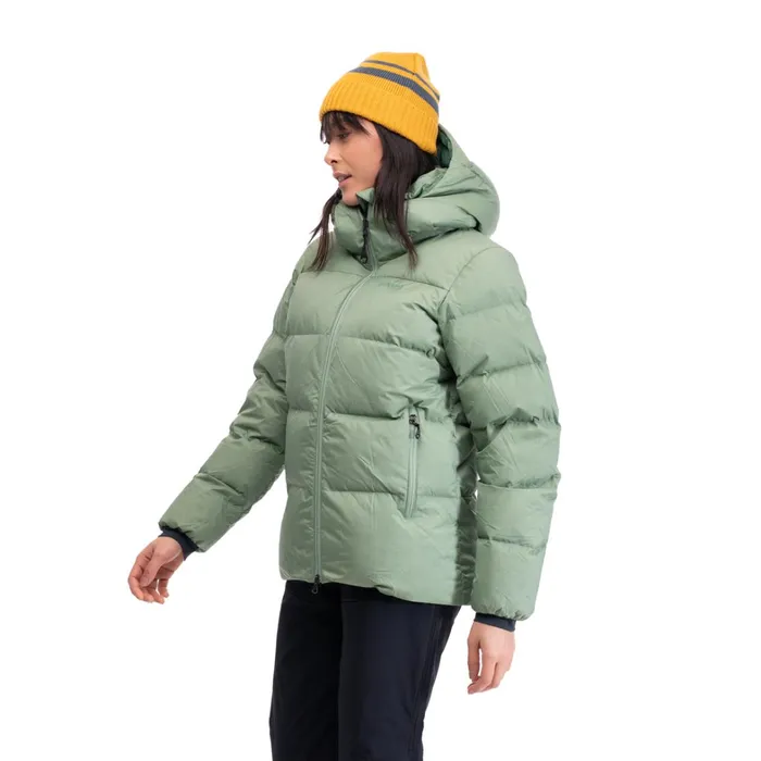Bergans Of Norway Down Jackets Lava Warm Down Jacket WHood Jade Green 8211 Women