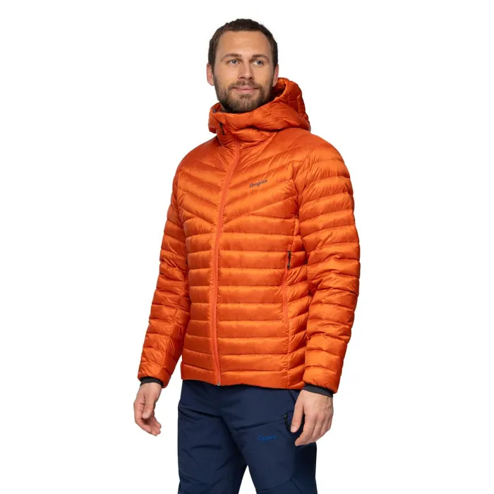 Bergans Of Norway Down Jackets Rabot Light Down Jacket Hood Lava 8211 Men