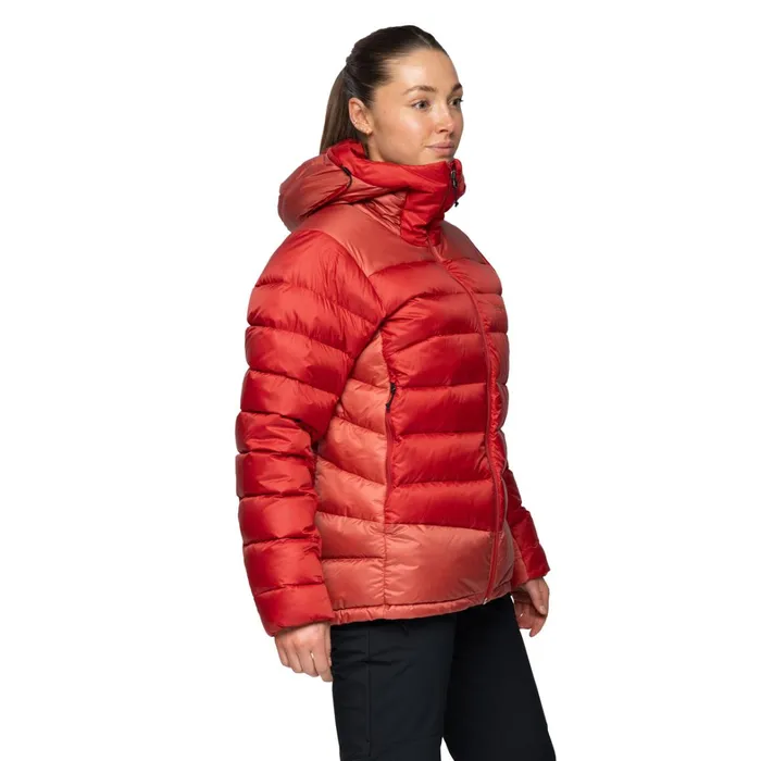 Bergans Of Norway Down Jackets Vaagaa Allround Down Jacket Rusty Dust Crimson Red 8211 Women
