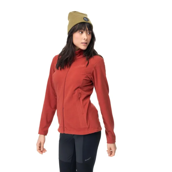 Bergans Of Norway Fleece Finnsnes Fleece W Jacket Chianti Red 8211 Women