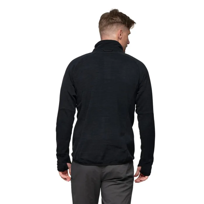 Bergans Of Norway Fleece Hareid Fleece Jacket Nohood Black 8211 Men
