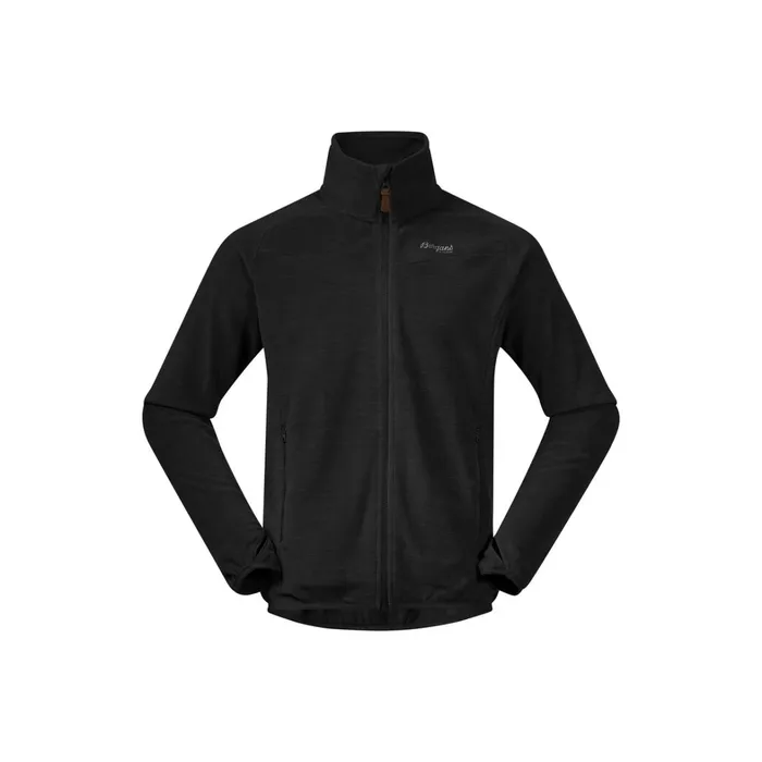 Bergans Of Norway Fleece Hareid Fleece Jacket Nohood Black 8211 Men