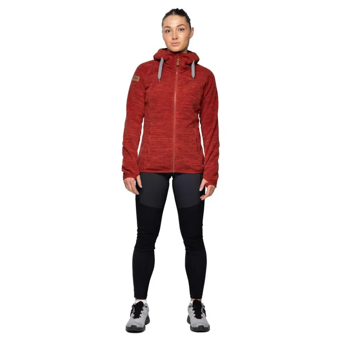 Bergans Of Norway Fleece Hareid Fleece W Jacket Chianti Red 8211 Women