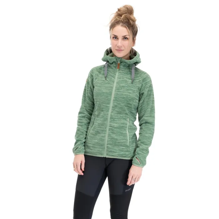 Bergans Of Norway Fleece Hareid Fleece W Jacket Jade Green 8211 Women