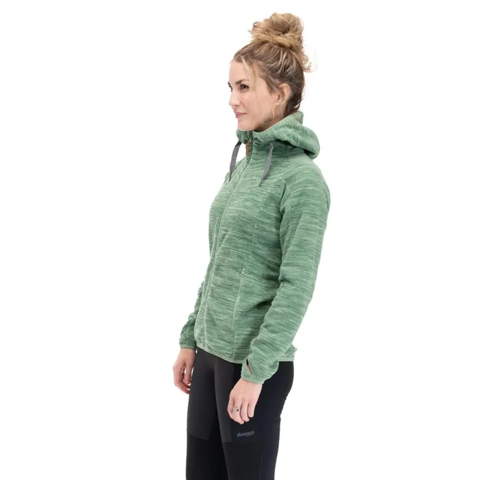 Bergans Of Norway Fleece Hareid Fleece W Jacket Jade Green 8211 Women