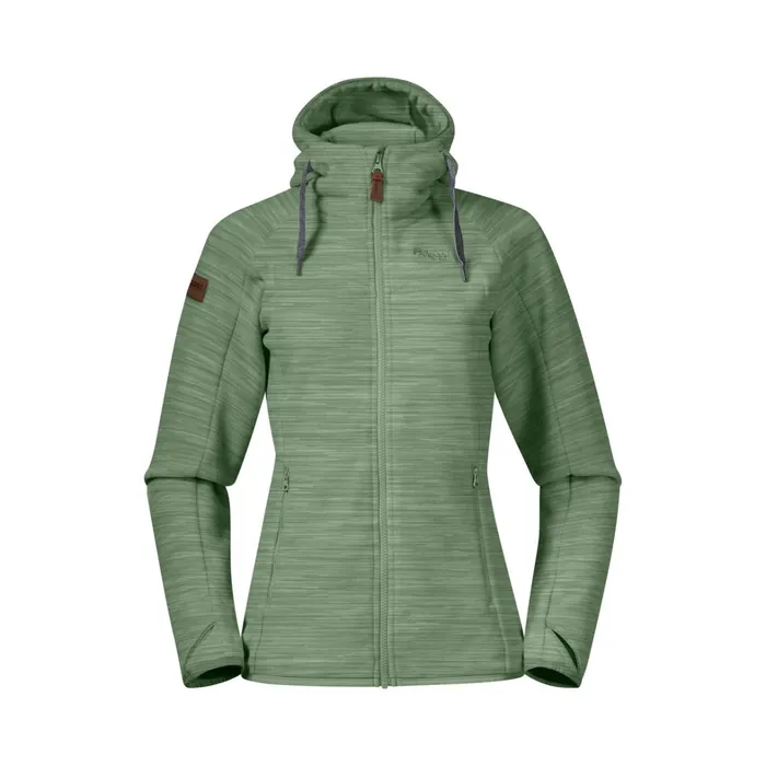 Bergans Of Norway Fleece Hareid Fleece W Jacket Jade Green 8211 Women