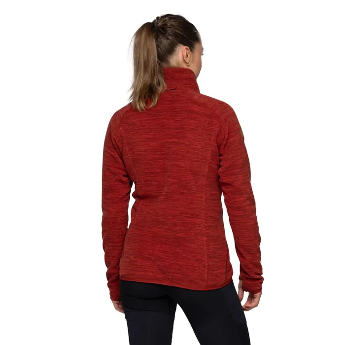 Bergans Of Norway Fleece Hareid Fleece W Jacket Nohood Chianti Red 8211 Women