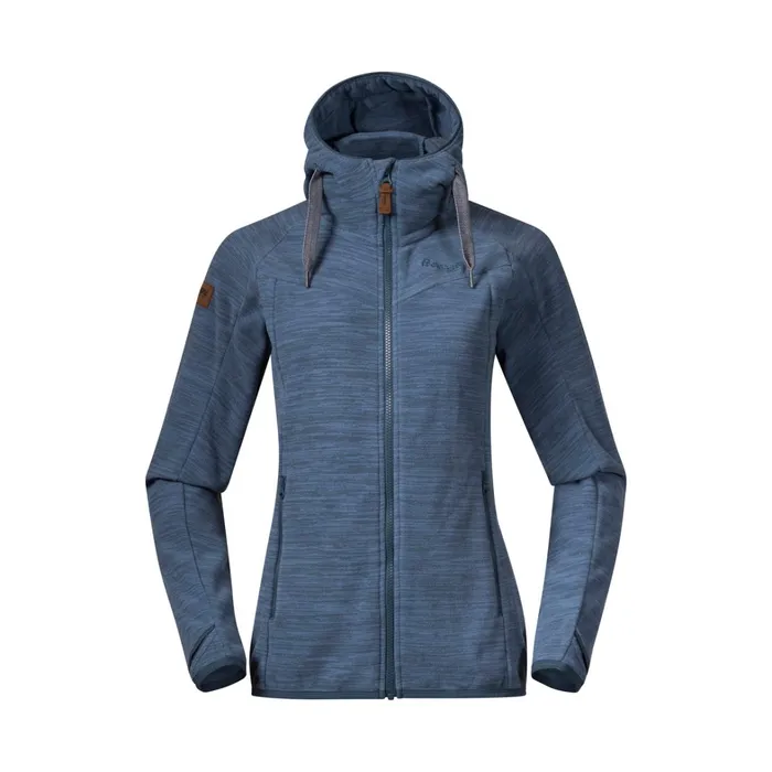 Bergans Of Norway Fleece Hareid Fleece W Jacket Orion Blue 8211 Women