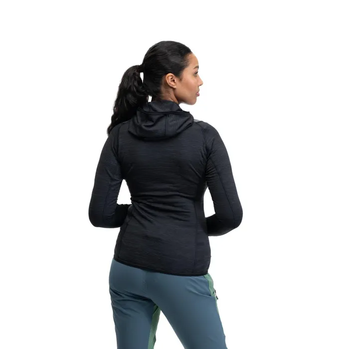 Bergans Of Norway Fleece Rabot Active Mid Hood W Jacket Black 8211 Women