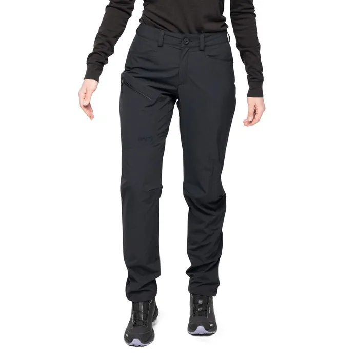 Bergans Of Norway Hiking Pants Vaagaa Light Softshell Pants Black 8211 Women