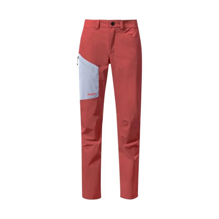 Bergans Of Norway Hiking Pants Vaagaa Light Softshell Pants Rusty Dust Husky Blue 8211 Women