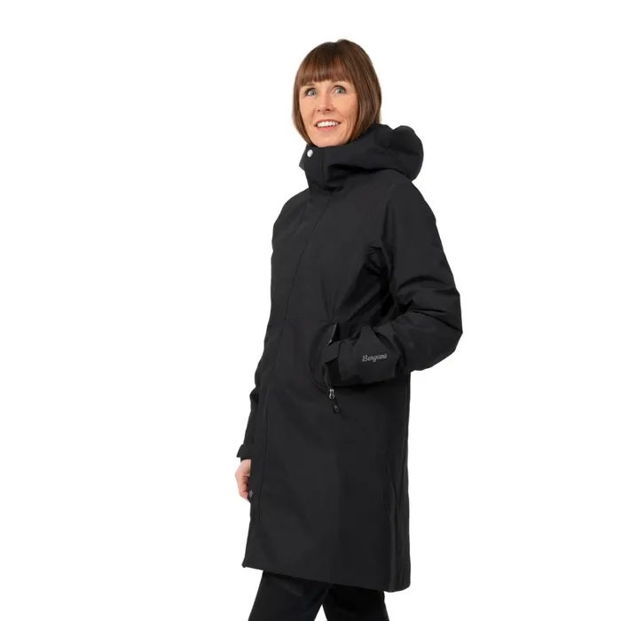 Bergans Of Norway Insulated Jackets Urban Insulated Shell Coat Black 8211 Women