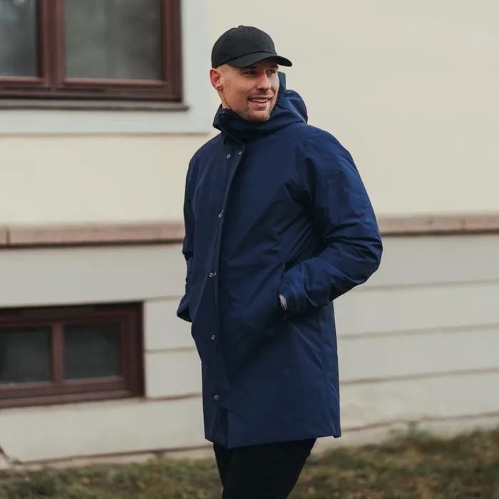 Bergans Of Norway Insulated Jackets Urban Insulated Shell Coat Navy Blue 8211 Men