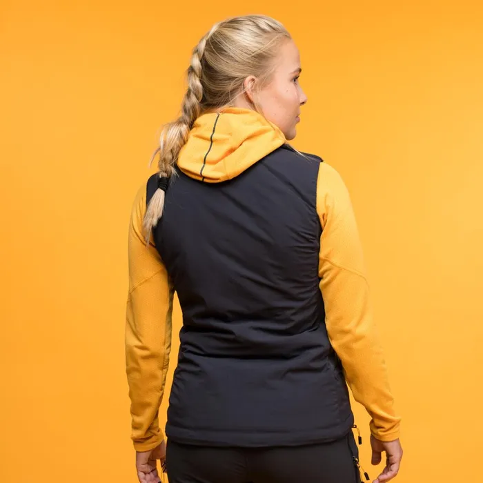 Bergans Of Norway Insulation Y Mountainline Light Insulated Air Vest Dark Shadow Grey 8211 Women