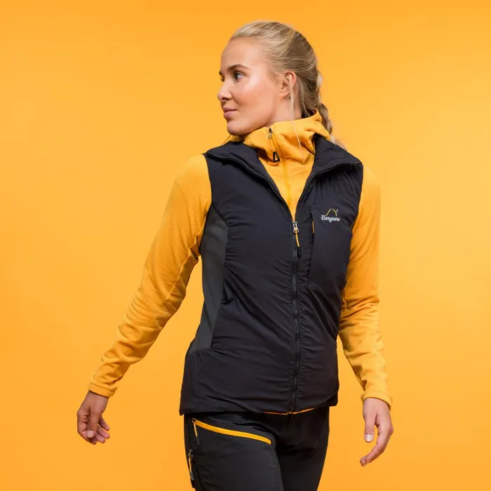 Bergans Of Norway Insulation Y Mountainline Light Insulated Air Vest Dark Shadow Grey 8211 Women