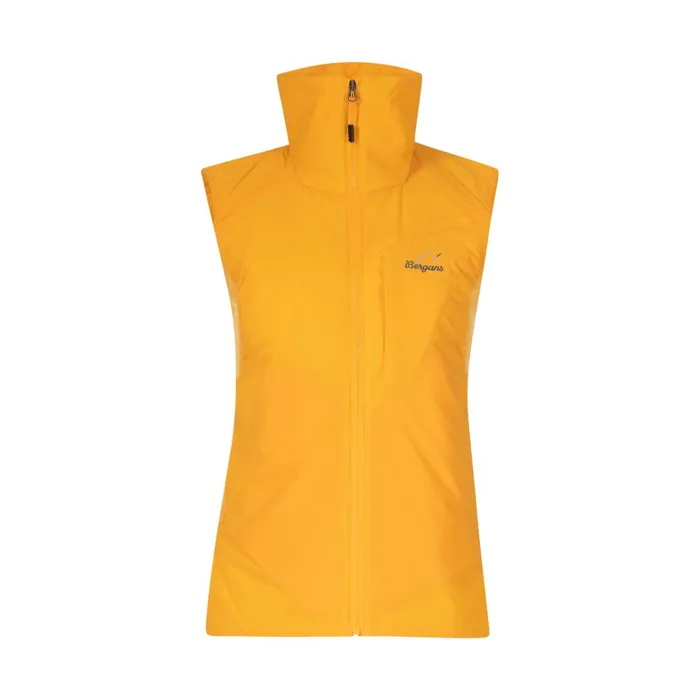 Bergans Of Norway Insulation Y Mountainline Light Insulated Air Vest Mango Yellow 8211 Women