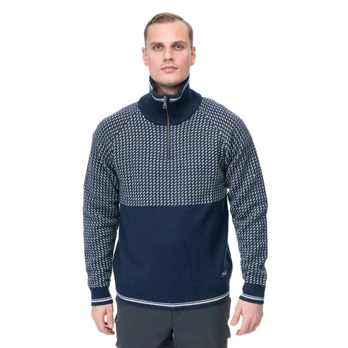 Bergans Of Norway Jumpers And Long Sleeves Alvdal Wool Half Zip Navy Vanilla White 8211 Men Bergans Of Norway Jumpers And Long Sleeves Alvdal Wool Half Zip Navy Vanilla White 8211 Men