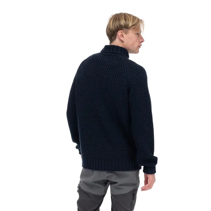 Bergans Of Norway Jumpers And Long Sleeves Nordmarka Merino High Neck Jumper Navy 8211 Men