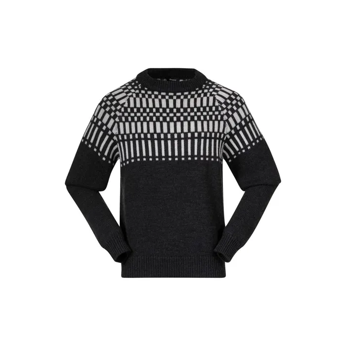 Bergans Of Norway Jumpers And Long Sleeves Nordmarka Merino Jumper Dark Shadow Grey Aluminium 8211 Men