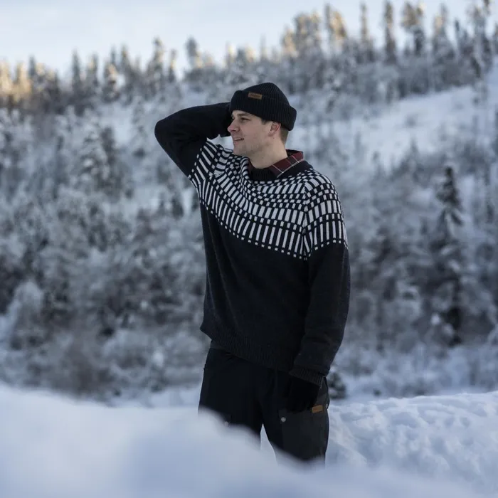 Bergans Of Norway Jumpers And Long Sleeves Nordmarka Merino Jumper Dark Shadow Grey Aluminium 8211 Men