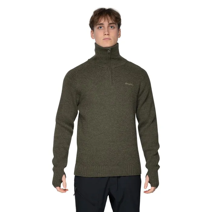 Bergans Of Norway Jumpers And Long Sleeves Ulriken Jumper Dark Green Mud 8211 Men Bergans Of Norway Jumpers And Long Sleeves Ulriken Jumper Dark Green Mud 8211 Men