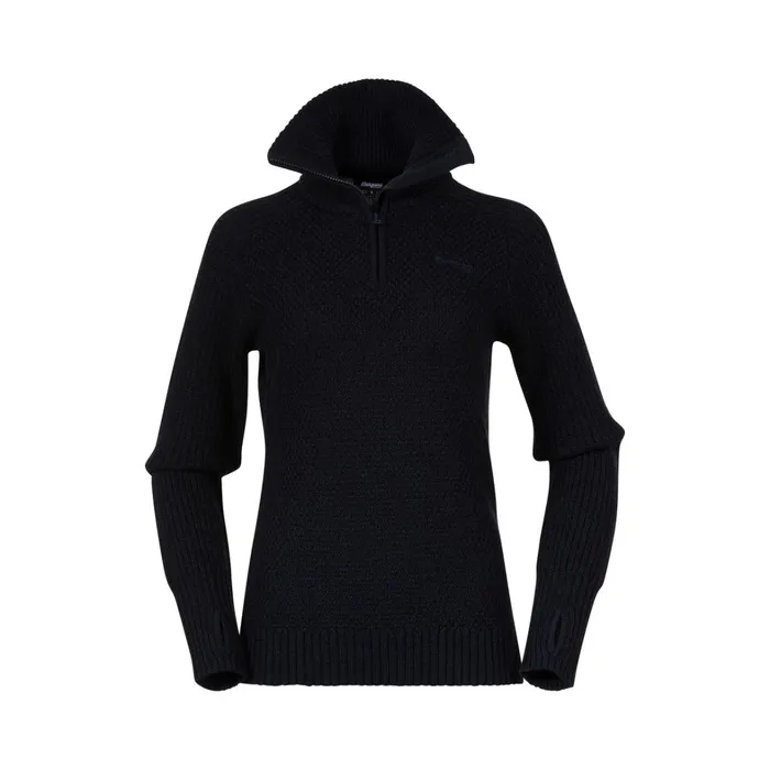 Bergans Of Norway Jumpers And Long Sleeves Ulriken Jumper Navy Blue 8211 Women