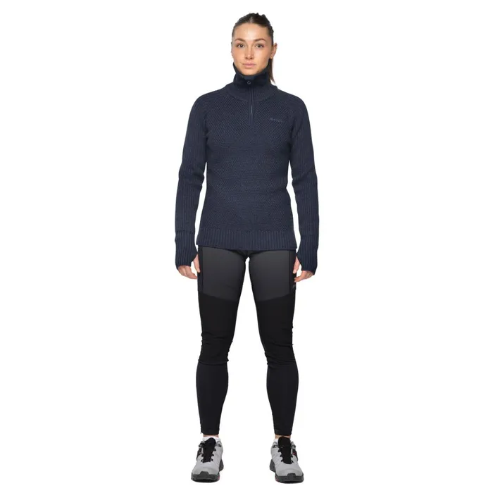Bergans Of Norway Jumpers And Long Sleeves Ulriken Jumper Navy Blue 8211 Women