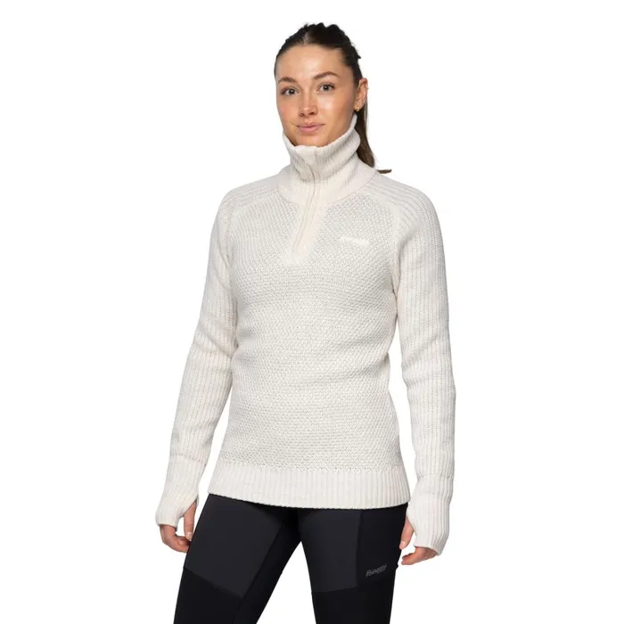 Bergans Of Norway Jumpers And Long Sleeves Ulriken Jumper Vanilla White 8211 Women