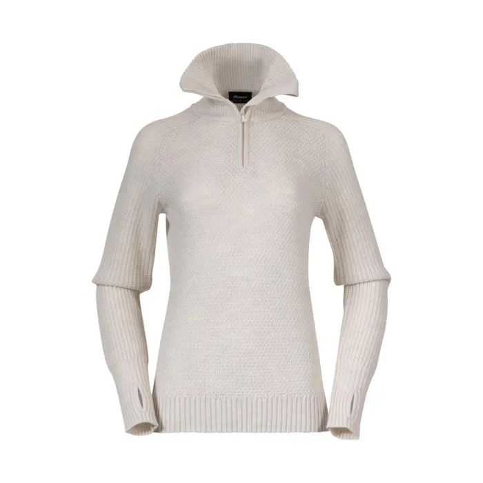 Bergans Of Norway Jumpers And Long Sleeves Ulriken Jumper Vanilla White 8211 Women