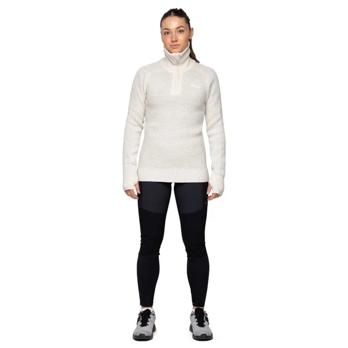Bergans Of Norway Jumpers And Long Sleeves Ulriken Jumper Vanilla White 8211 Women
