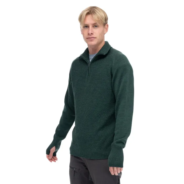 Bergans Of Norway Jumpers And Long Sleeves Ulriken Light Merino Jumper Duke Green 8211 Men