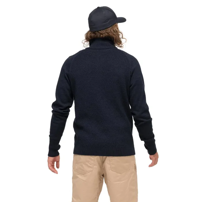Bergans Of Norway Jumpers And Long Sleeves Ulriken Light Merino Jumper Navy Blue 8211 Men
