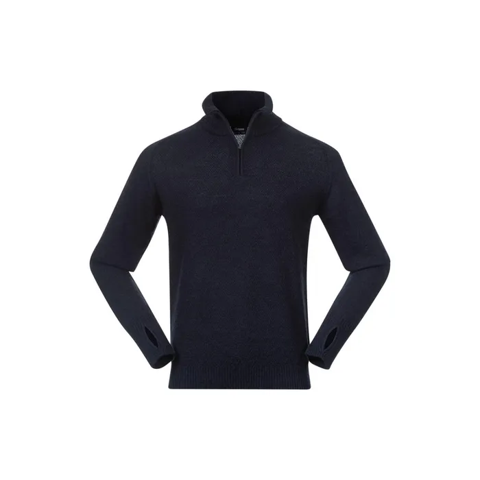 Bergans Of Norway Jumpers And Long Sleeves Ulriken Light Merino Jumper Navy Blue 8211 Men