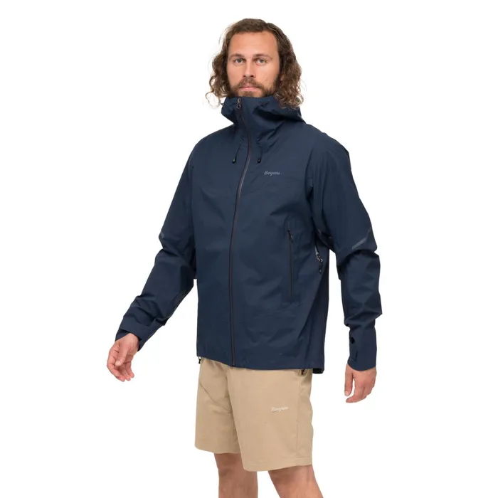 Bergans Of Norway Shell Jackets Rabot Allround 3l Shell Jacket Navy Blue 8211 Men