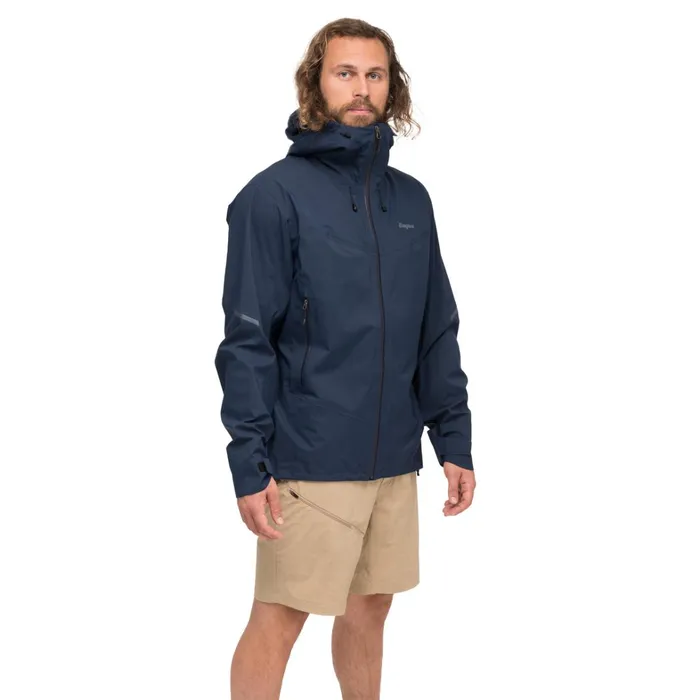 Bergans Of Norway Shell Jackets Rabot Allround 3l Shell Jacket Navy Blue 8211 Men