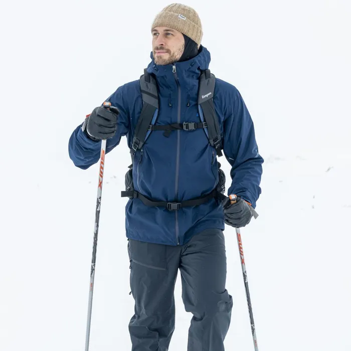 Bergans Of Norway Shell Jackets Rabot Allround 3l Shell Jacket Navy Blue 8211 Men