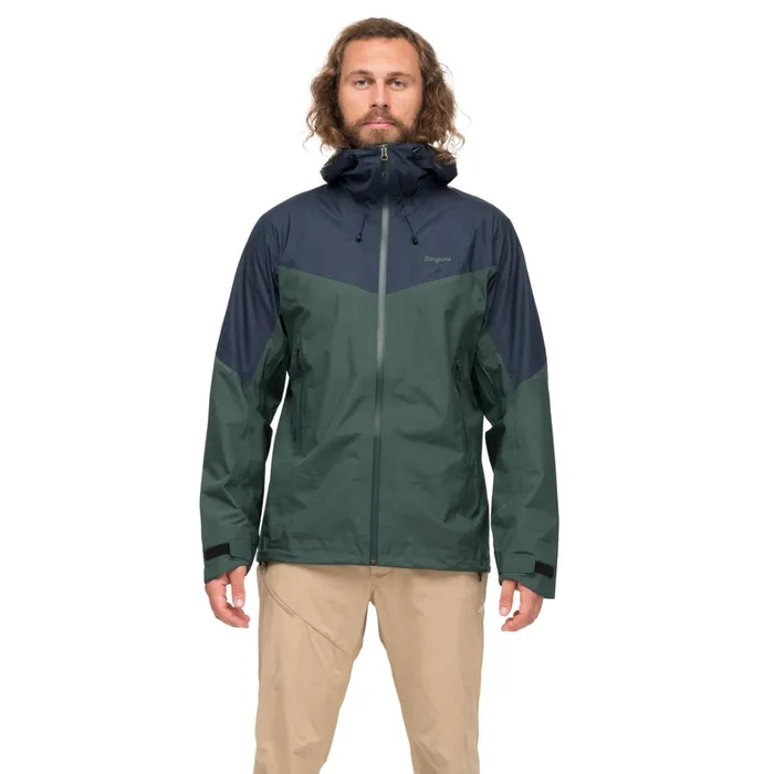 Bergans Of Norway Shell Jackets Rabot Light 3l Shell Jacket Duke Green Navy Blue 8211 Men