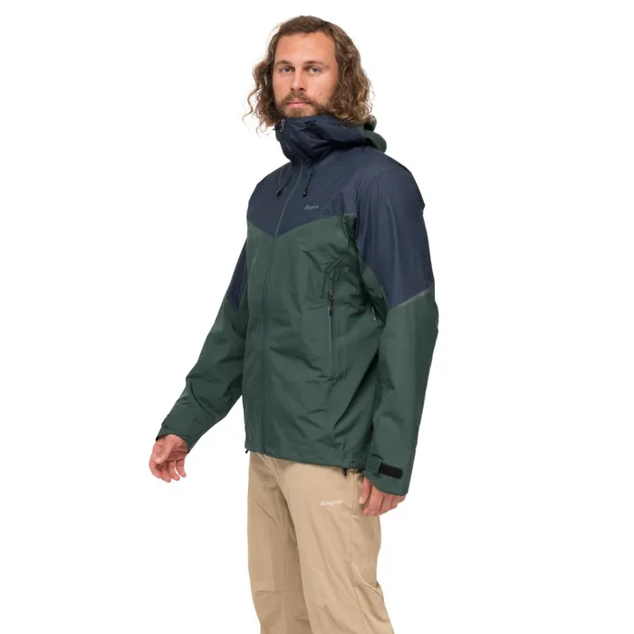 Bergans Of Norway Shell Jackets Rabot Light 3l Shell Jacket Duke Green Navy Blue 8211 Men