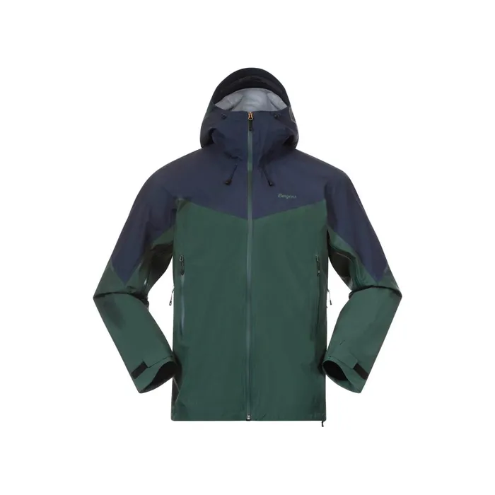 Bergans Of Norway Shell Jackets Rabot Light 3l Shell Jacket Duke Green Navy Blue 8211 Men